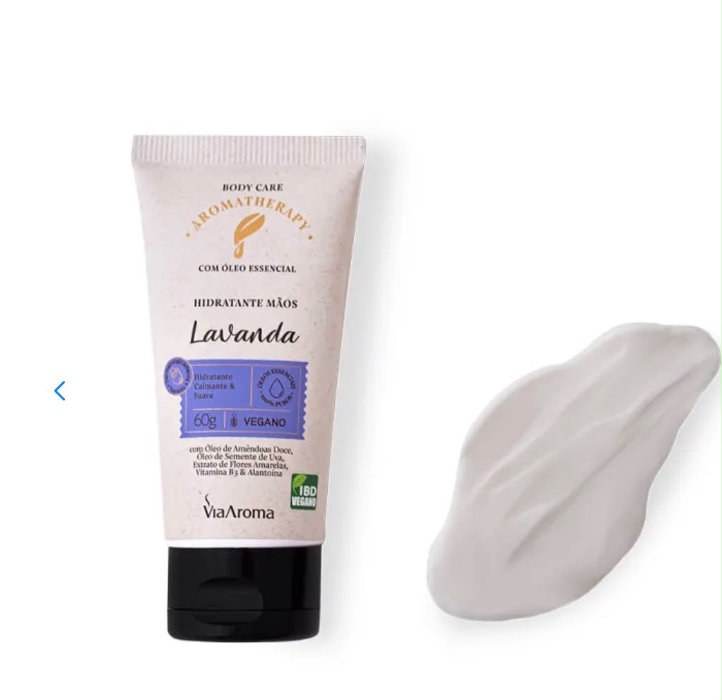 creme de lavanda Hidratante Desodorante para Mãos Lavanda - Imagem 1